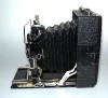 IHAGEE 9x12 WITH LENS TESSAR 13,5cm/4.5 PIONNIER METAL MODEL OF 1929/1936 WITH FILM PLATES HOLDER AND CASE