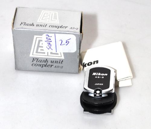 NIKON FLASH UNIT COUPLER AS-2 WITH INSTRUCTIONS MINT IN BOX