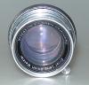 LEICA 50mm 2 SUMMICRON CHROME COLLAPSIBLE FROM 1955, LENS HOOD, UVA FILTER, IN GOOD CONDITION