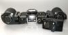 CANON F-1 OLD WITH SPEED FINDER, FILM CHAMBER 250, MOTOR DRIVE UNIT, IN VERY GOOD CONDITION