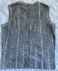 Chanel gray cashmere and silk sleeveless sweater, size 40, very good condition