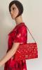 Chanel classic single flap bag in quilted red patent leather, shoulder strap, Dustbag, very good condition