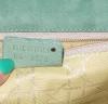 Christian Dior pale green flannel and suede bag, Dustbag, very good condition