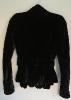 Christian Dior fitted black velvet jacket T.36 superb