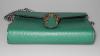 Gucci Dionysus bag in emerald green grained leather, chain shoulder strap, Dustbag, superb