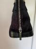 Louis Vuitton micro Alma satin monogram and black leather, limited edition from 2001, Dustbag, box, very good condition