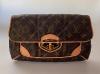 Louis Vuitton pouch in quilted monogram canvas and beige leather, Etoile Clutch model, from 2009, Dustbag superb