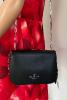 Valentino Garavani Love Chain Rockstud bag black leather decorated with pearls and crystals, shoulder strap, new in superb box