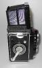 ROLLEIFLEX 2.8F FROM 1962 WITH 80/2.8 PLANAR, LIGHT METER, BAG, REVISED, IN GOOD CONDITION