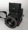 ROLLEIFLEX 6006 WITH 80/2.8 ROLLEIGON HFT, LENS HOOD, 2 MAGAZIN 120, CHARGER N, 2 BATTERIES, STRAP, IN GOOD CONDITION