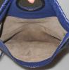 Bottega Veneta large clutch in woven blue leather, very good condition