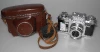 ZEISS IKON CONTAX IIIA COLOR DIAL WITH TESSAR 50/3.5, LENS HOOD, BAG, IN GOOD CONDITION