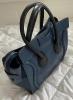 Céline Luggage Micro model bag in smooth blue and black leather, Dustbag, very good condition