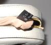 Gucci round bag Ophidia model in ivory leather, shoulder strap, Dustbag, superb