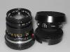 LEICA 50mm 2 SUMMICRON BLACK GERMANY FROM 1973, LENS HOOD, IN GOOD CONDITION