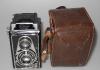 LIPCA FLEXO RICHARD FROM 1952 6x6 CAMERA WITH LENS 75/3.5 ENNAR WITH BAG, IN GOOD CONDITION