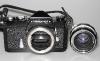 NIKON NIKKORMAT FT BLACK WITH 50/2 NIKKOR-H AUTO, STRAP, IN GOOD CONDITION