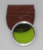 ROLLEIFLEX GREEN FILTER BAYONET II WITH BAG, IN VERY GOOD CONDITION