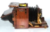 SANDERSON TROPICAL FIELD CAMERA 7,5x10cm WIHT 3 FILMS PLATE HOLDER IN GOOD CONDITION !