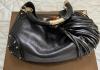 Gucci Bamboo Indy Hobo bag in black grained leather, Dustbag, original box, superb