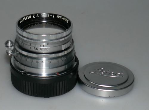 LEICA 5cm 2 SUMMITAR CHROME COLLAPSIBLE FROM 1950 MINT