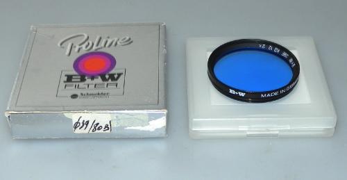 B+W 39E BLUE FILTER KB 12 2x, BOXES, IN VERY GOOD CONDITION
