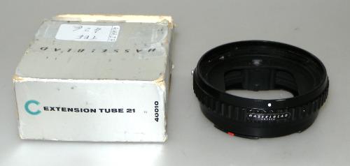 HASSELBLAD EXTENSION TUBE 21 40010, BOX, IN VERY GOOD CONDITION