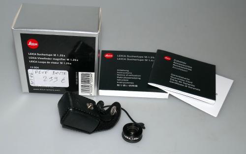 LEICA VIEWFINDER MAGNIFIER M 1.25x 12004 NEW IN BOX