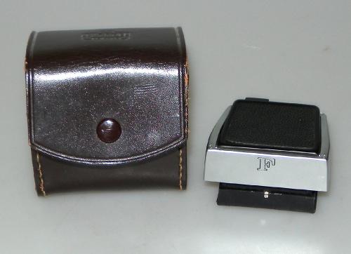 NIKON WAIST LEVEL FINDER CHROME FOR NIKON F, BAG, IN VERY GOOD CONDITION