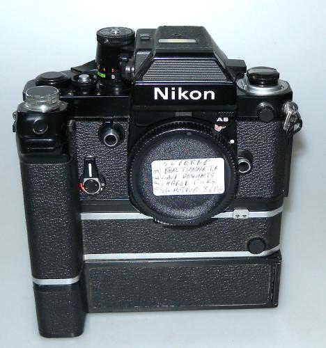 NIKON F2AS DP-12 WITH MD-12, MB-1, MINT