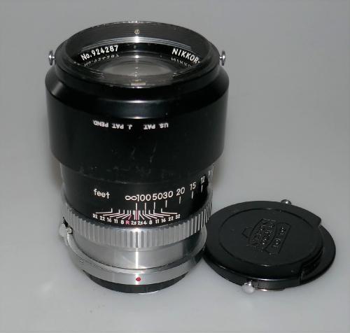 LEICA 10,5cm 2.5 NIKKOR-P.C WITH L39 FILTER, IN GOOD CONDITION
