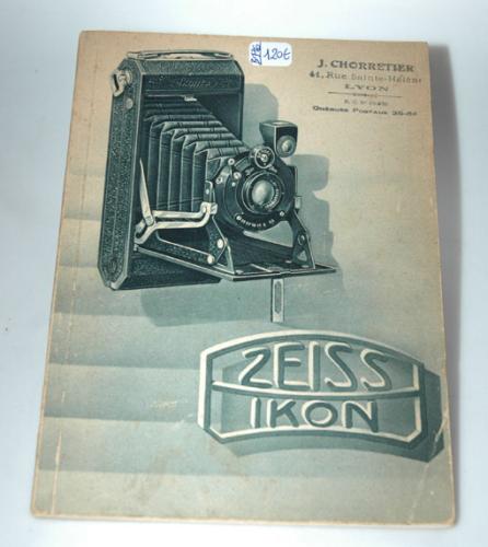 ZEISS IKON CATALOGUE C 352a FRANCE 1930