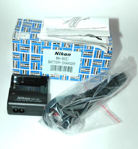 NIKON MH-60(E) BATTERY CHARGER NEW IN BOX WITH INSTRUCTIONS