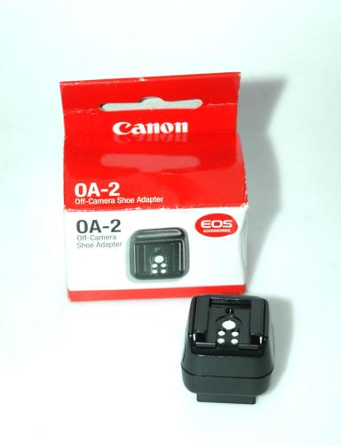 CANON OA-2 OFF-CAMERA SHOE ADAPTER NEW IN BOX