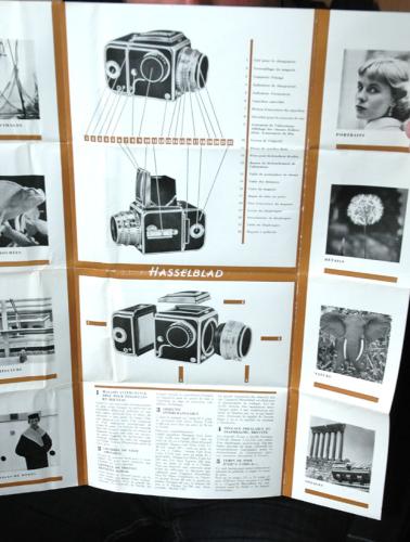 HASSELBLAD 1000F FRENCH LEAFLET
