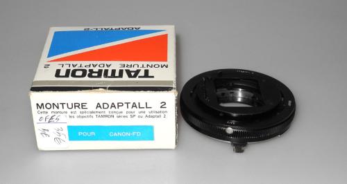 CANON ADAPTALL 2 RING FOR CANON FD WITH BOX IN GOOD CONDITION