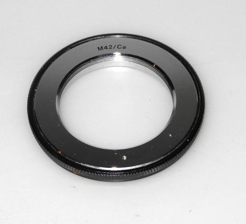 CANON ADAPTER RING FOR M42 LENS ON CANON FD IN VERY GOOD CONDITION