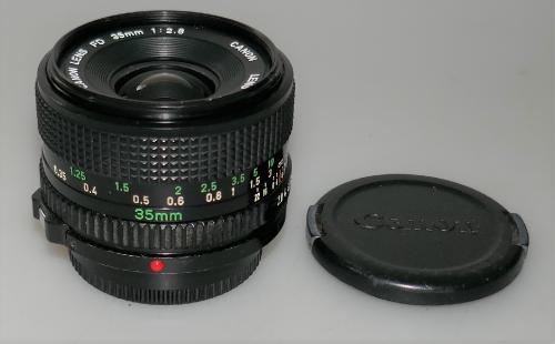 CANON 35mm 2.8 FDn IN GOOD CONDITION