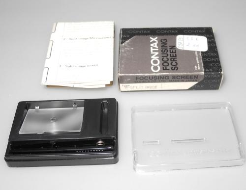 CONTAX FOCUSING SCREEN TYPE SPLIT IMAGE WITH INSTRUCTIONS NEW IN BOX