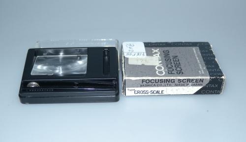 CONTAX FOCUSING SCREEN CROSS-SCALE WITH BOX IN GOOD CONDITION