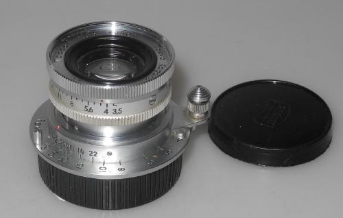 LEICA 5cm 3.5 TOPCOR 39 SCREW MOUNT COLLAPSIBLE IN GOOD CONDITION