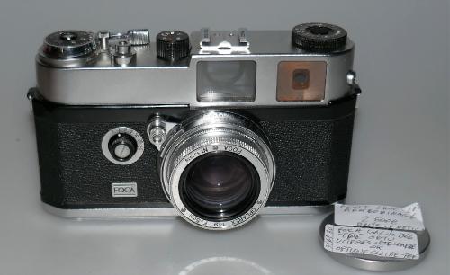 FOCA URC FROM 1966 WITH OPLAREX 50/1.9, INSTRUCTIONS IN FRENCH, BOX, IN VERY GOOD CONDITION