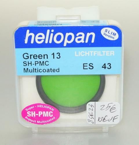 HELIOPAN GREEN 13 FILTER ES 43 NEW IN BOX