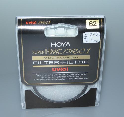 HOYA FILTER 62mm UV SUPER HMC PRO1 NEW IN BOX
