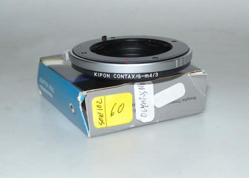 KIPON ADAPTER RING CONTAX G-m4/3 FOR OLYMPUS-PEN WITH BOX IN GOOD CONDITION