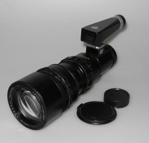 LEICA 280mm 4.8 TELYT CANADA 39 SCREW MOUNT WITH TZFOO RING, VIEWFINDER 20cm, IN GOOD CONDITION