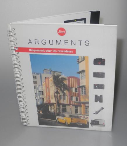 LEICA ARGUMENT POUR LES REVENDEURS FRENCH EDITION OF 1994