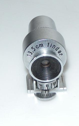 LEICA FINDER 13,5cm CHROME IN GOOD CONDITION