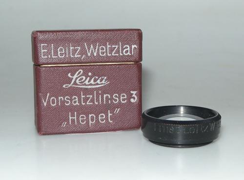 LEICA CLOSE-UP N°3 HEPET FOR HEKTOR WITH BOX