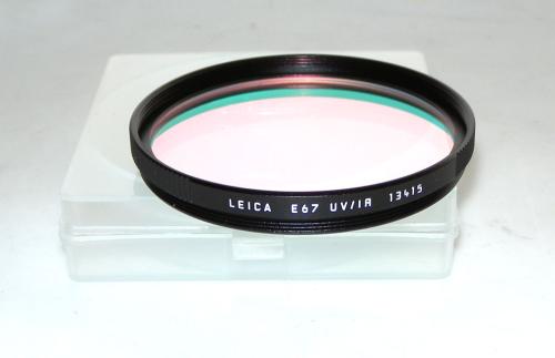 LEICA M FILTER E67 UV/IR 13 415 WITH PLASTIC BOX MINT !